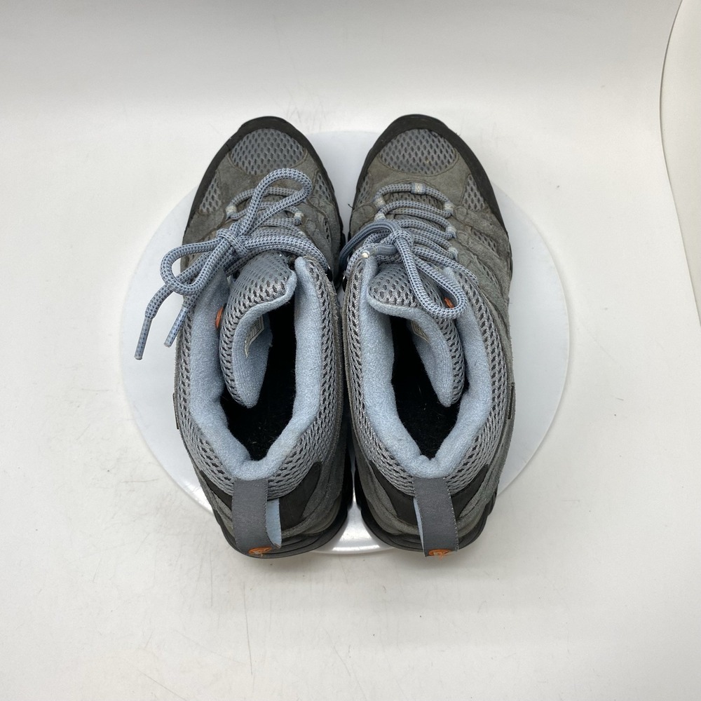 Merrell Women's Light Gray and Black Trail Hiking Boots - Picture 5 of 10